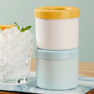 Silicone Ice Cube Mold Round Bucket Summer