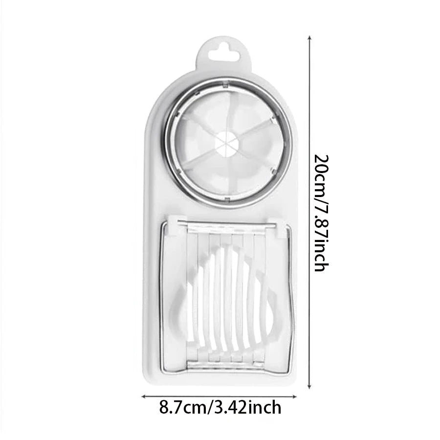 Multifunctional PP Base egg cutter stainless