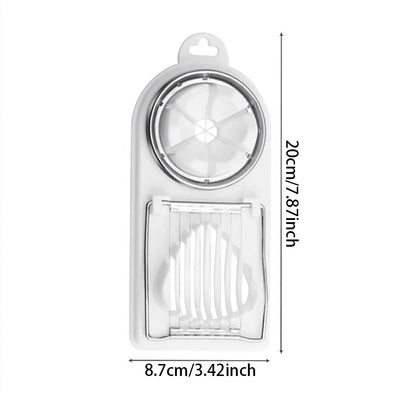 Multifunctional PP Base egg cutter stainless