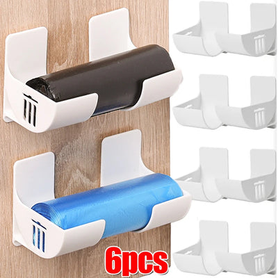 Wall Mounted Trash Bags Holder Garbage Bag