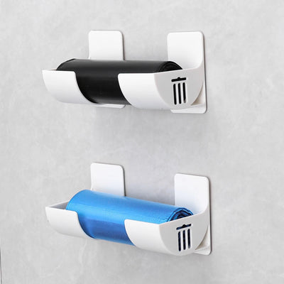 Wall Mounted Trash Bags Holder Garbage Bag