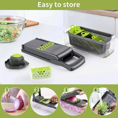 Multifunctional Vegetable Chopper and Slicer