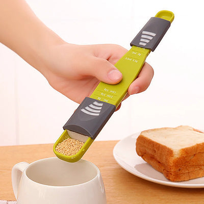 Adjustable Kitchen Scales Measure Cup Double