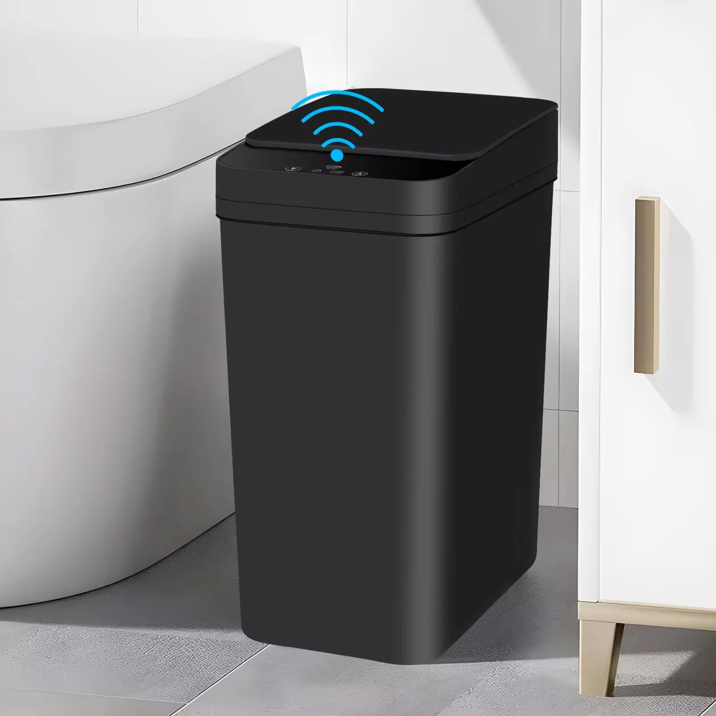 Bathroom Touchless Trash Motion Sensor