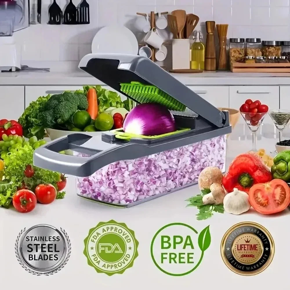 Multifunctional Vegetable Chopper and Slicer