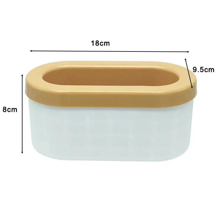 Silicone Ice Cube Mold Round Bucket Summer