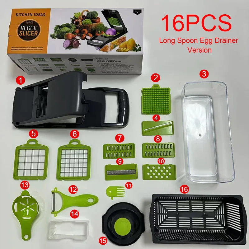 Multifunctional Vegetable Slicer and Chopper