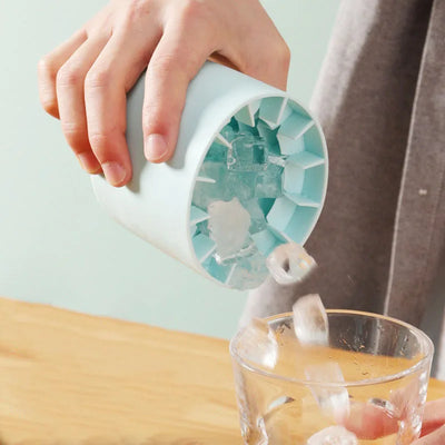 Silicone Ice Cube Mold Round Bucket Summer