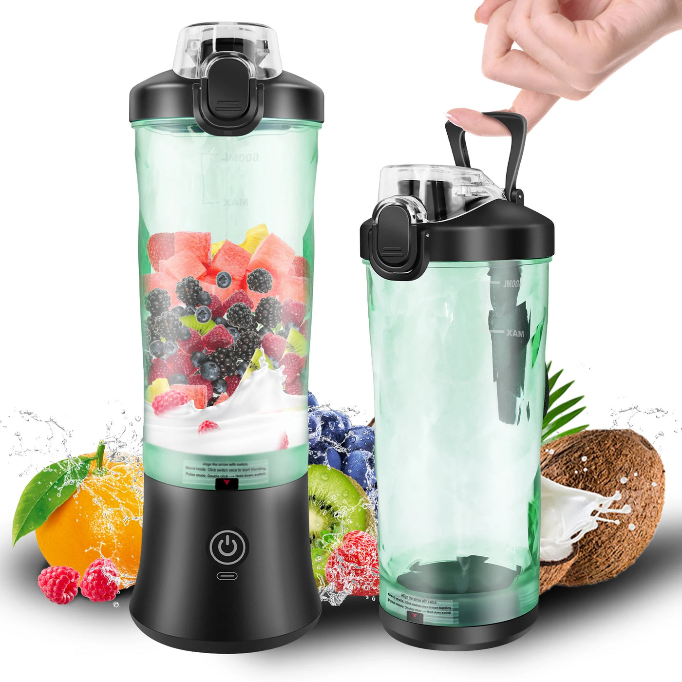 Portable USB Rechargeable Mini Smoothie Blender