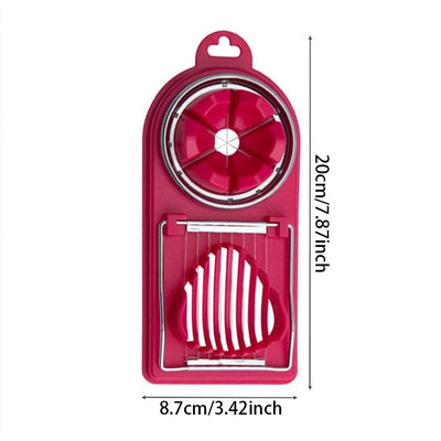 Multifunctional PP Base egg cutter stainless