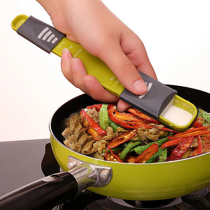 Adjustable Kitchen Scales Measure Cup Double