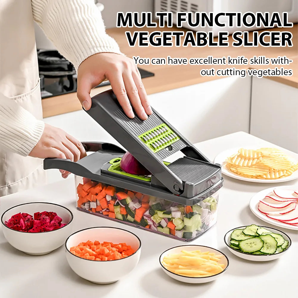 Multifunctional Vegetable Slicer and Chopper
